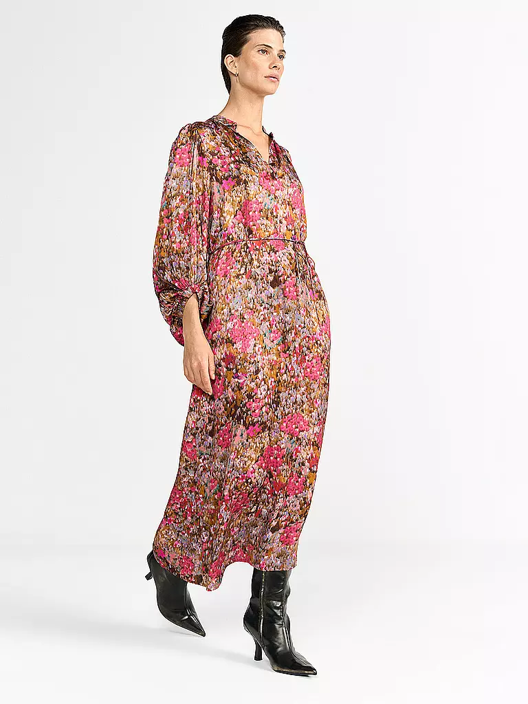 RICHROYAL | Midikleid | Rouge foncé