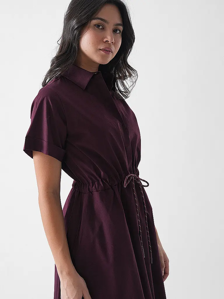 RICHROYAL | Midikleid | Rouge foncé