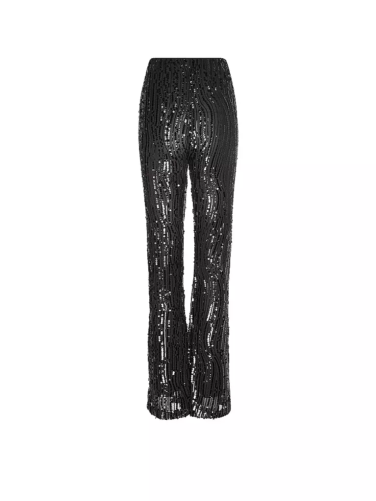 RICHROYAL | Pantalon Coupe Évasée | Noir