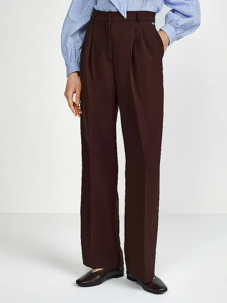 RICHROYAL | Pantalon de tailleur 7/8 | Marron