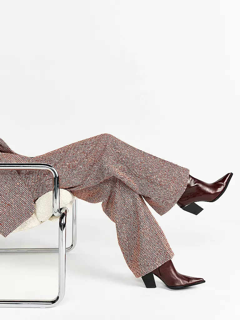 RICHROYAL | Pantalon de tailleur | Rouge foncé