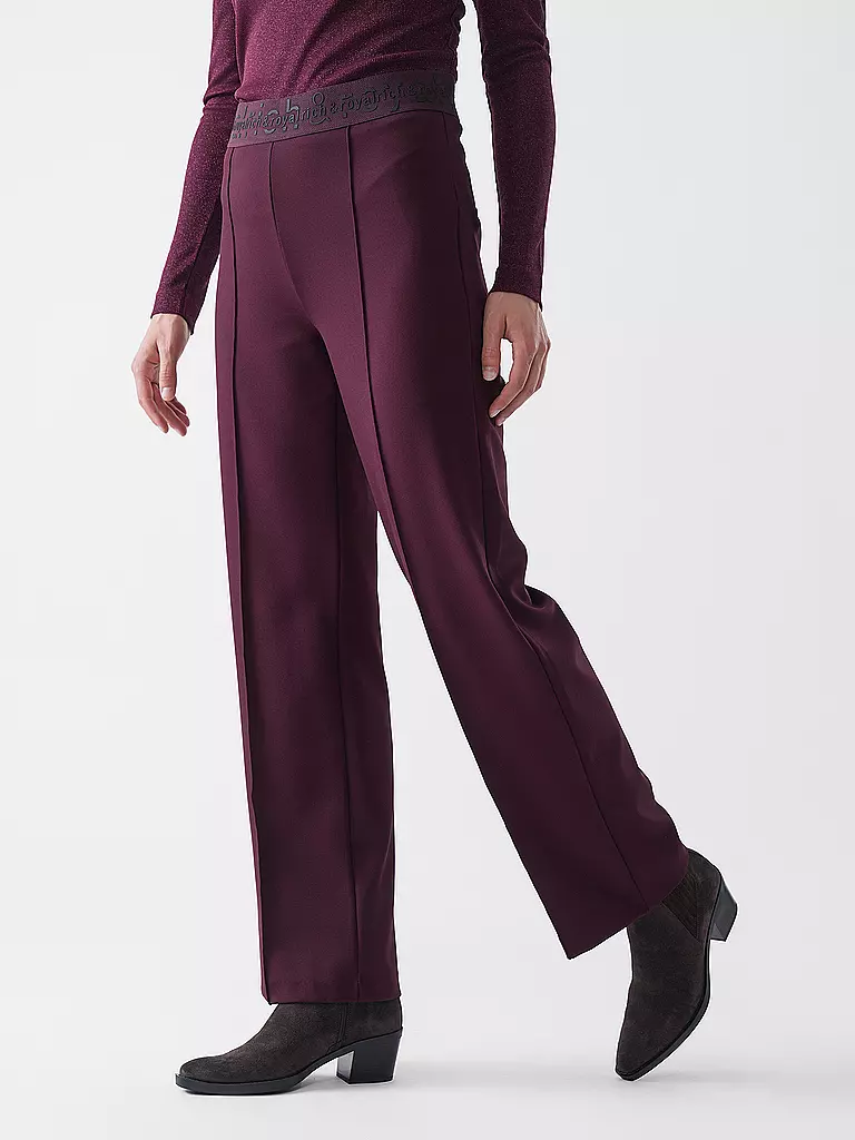 RICHROYAL | Pantalon Marlene | Rouge foncé