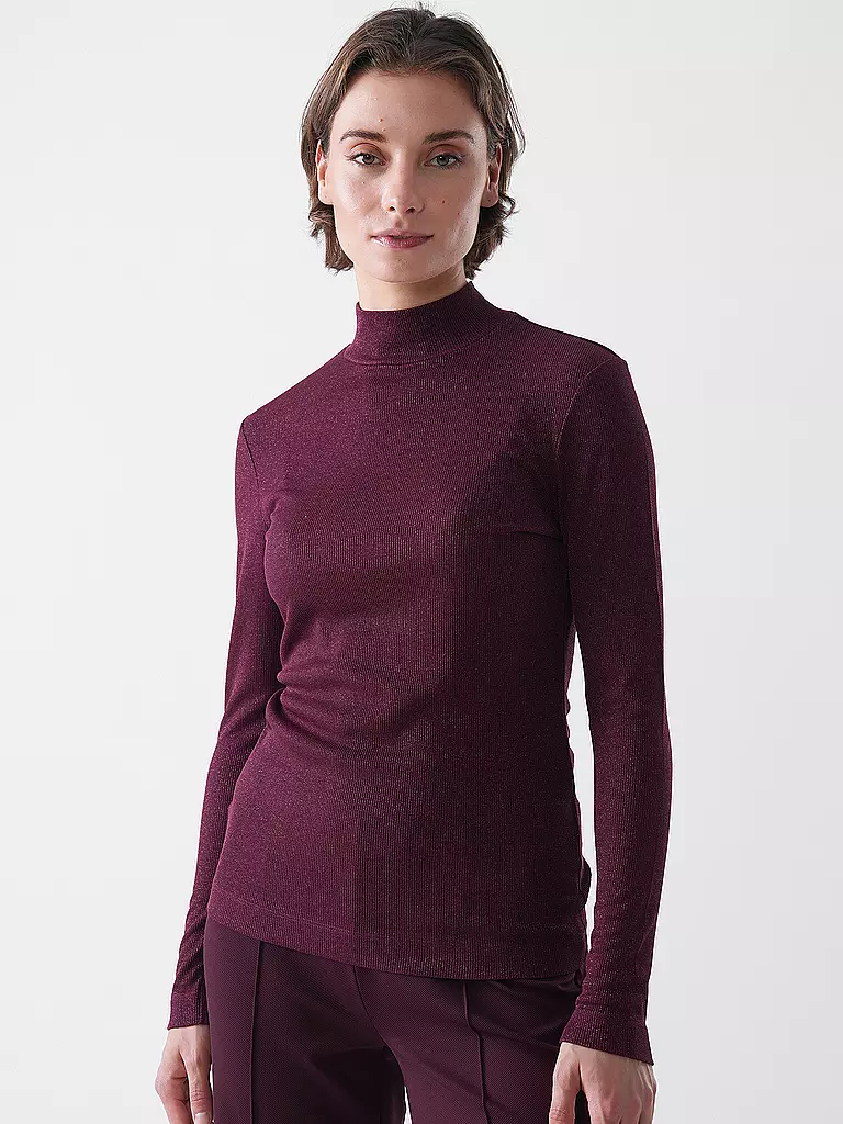 RICHROYAL | Pull à col roulé | Rouge foncé