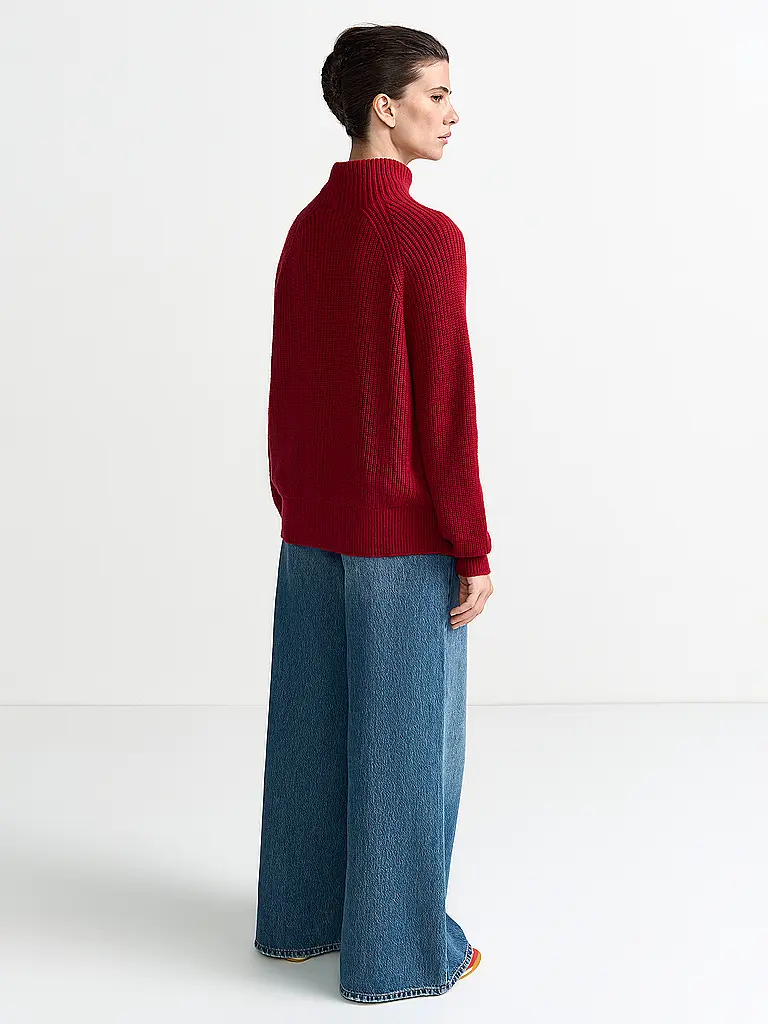 RICHROYAL | Pull à col roulé | Rouge