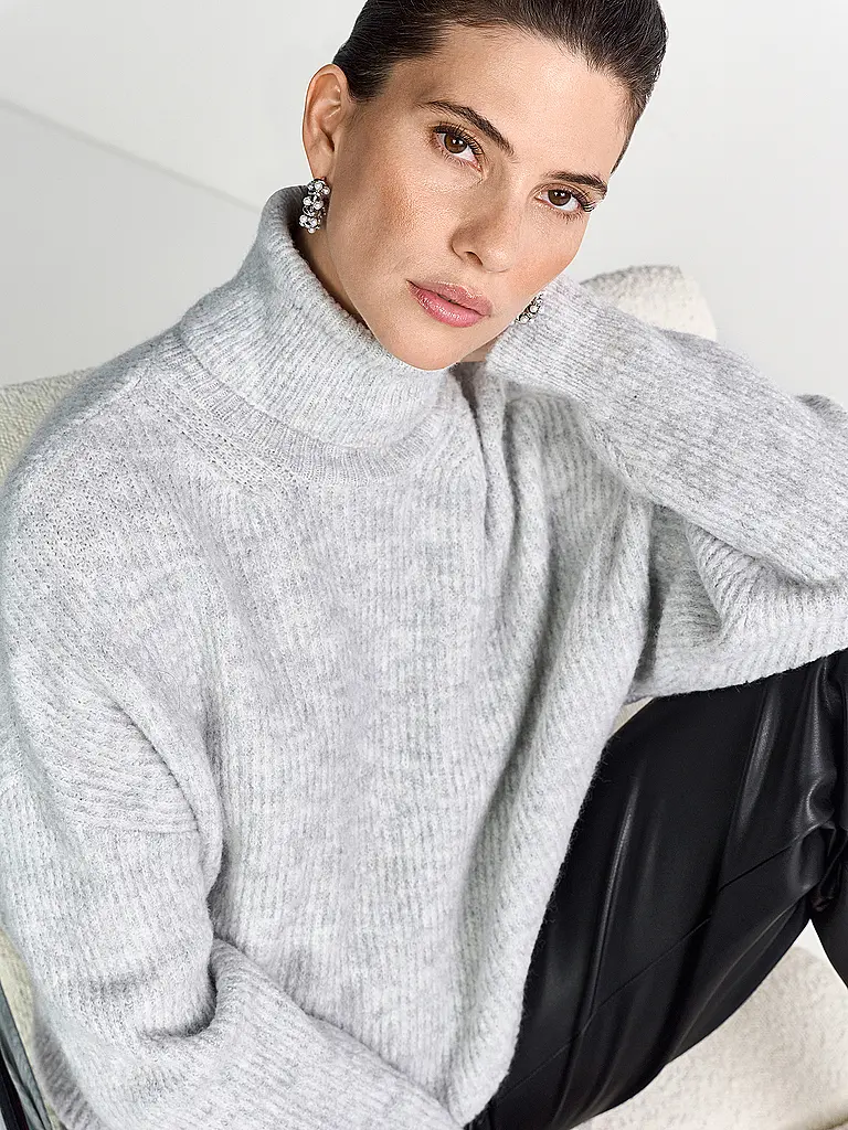 RICHROYAL | Pull à col roulé | Gris