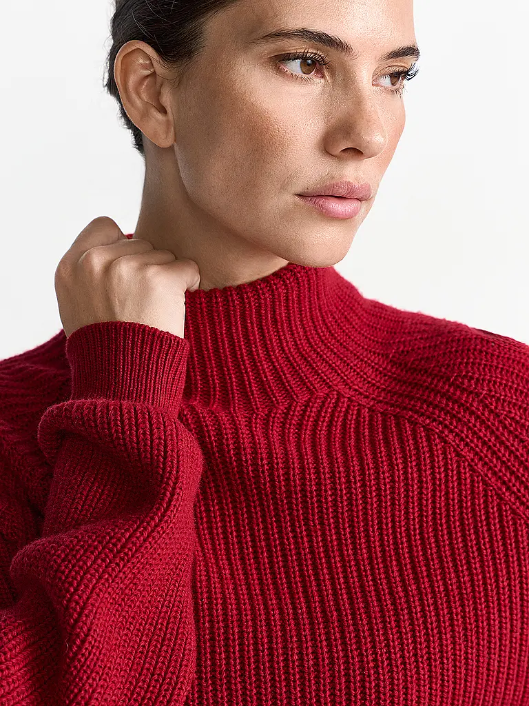 RICHROYAL | Pull à col roulé | Rouge