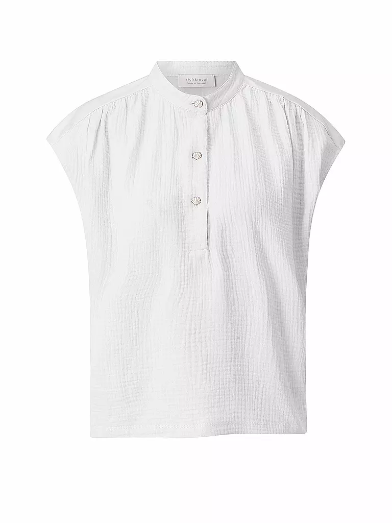 RICHROYAL | T-shirt blouse | Blanc