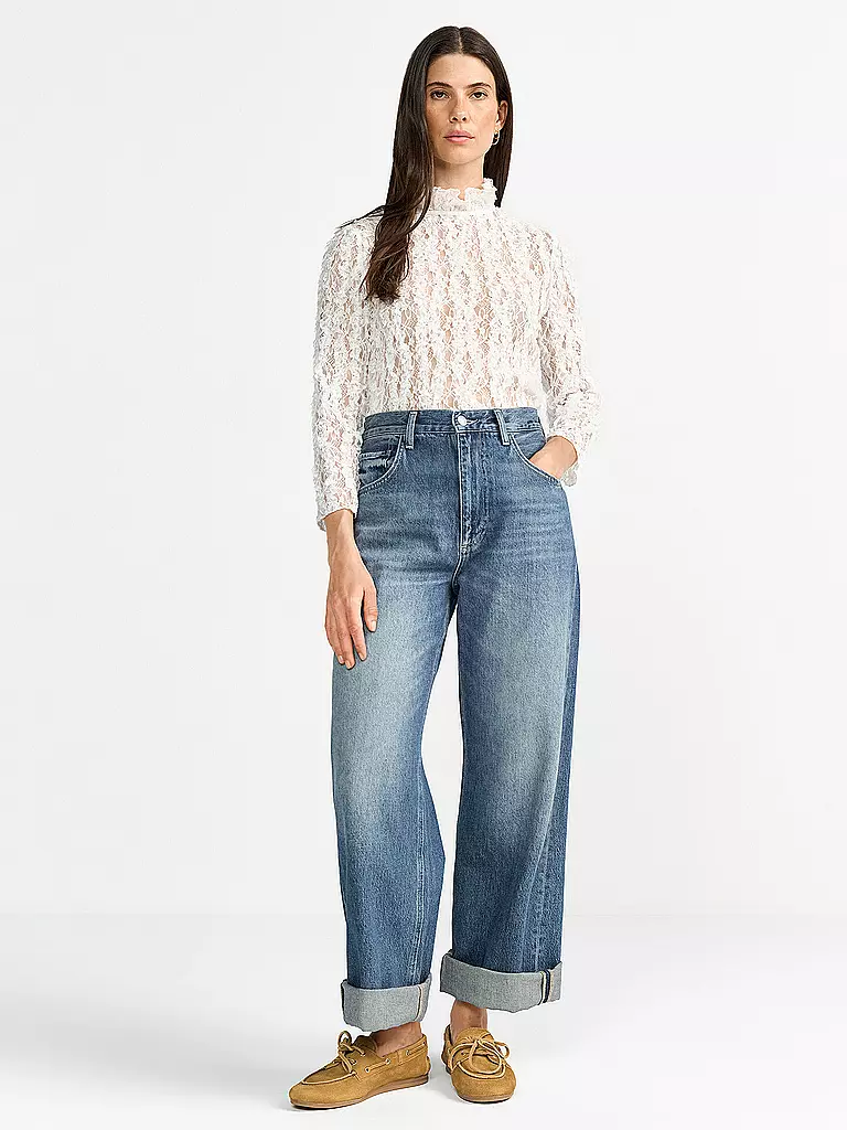 RICHROYAL | T-shirt blouse | Crème