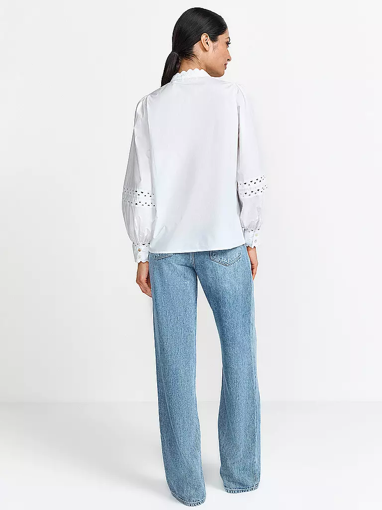 RICHROYAL | T-shirt blouse | Blanc