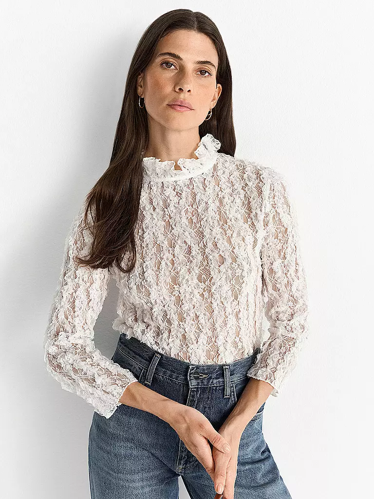RICHROYAL | T-shirt blouse | Crème