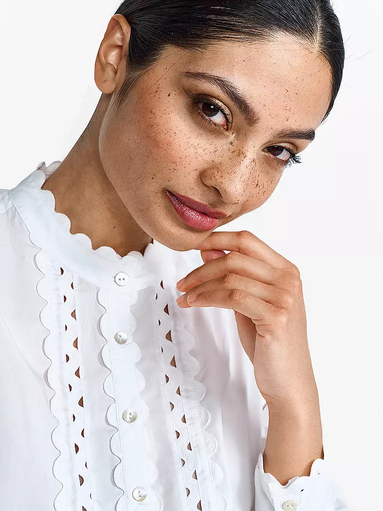 RICHROYAL | T-shirt blouse | Blanc