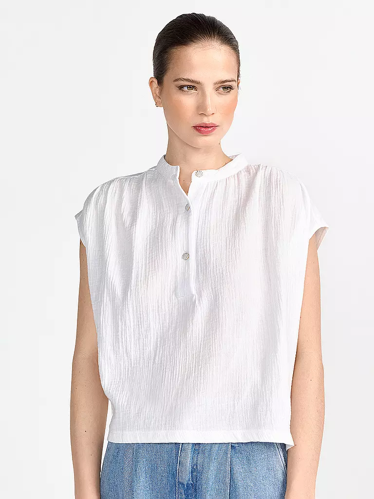 RICHROYAL | T-shirt blouse | Blanc