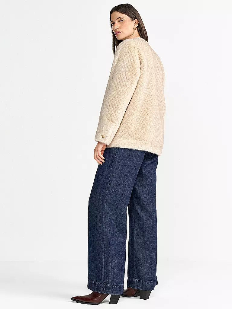 RICHROYAL | Veste aspect fourrure | Camel