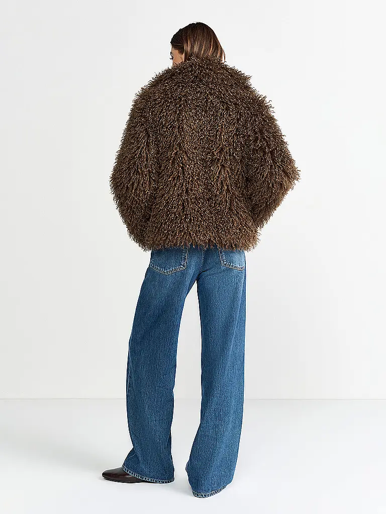 RICHROYAL | Veste aspect fourrure | Marron