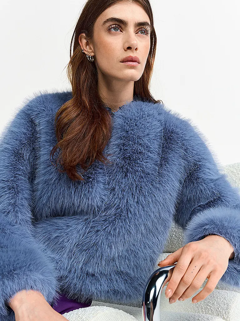 RICHROYAL | Veste aspect fourrure | 