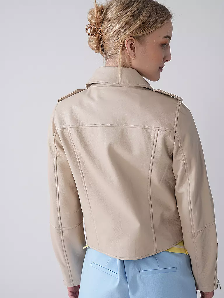 RICHROYAL | Veste en cuir | Beige