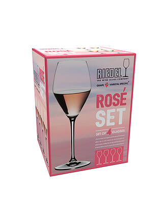 RIEDEL | Set de verres à vin rosé pour bar, lot de 4, 322 ml