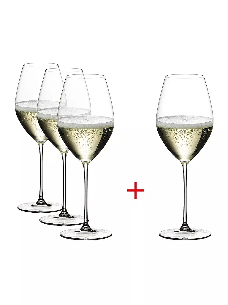 RIEDEL | Champagnerglas Set 4tlg. VERITAS  | Transparent