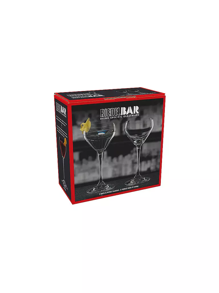 RIEDEL | Ensemble de 2 verres DRINK SPECIFIC Nick et Nora 140 ml | Transparent
