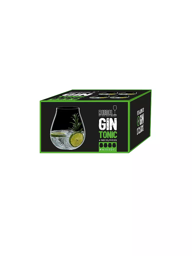 RIEDEL | Ensemble de 4 verres à gin tonic 762 ml | 