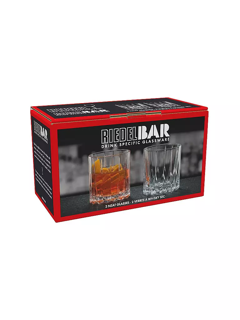 RIEDEL | Lot de 2 verres Neat DRINK SPECIFIC 174ml | Transparent