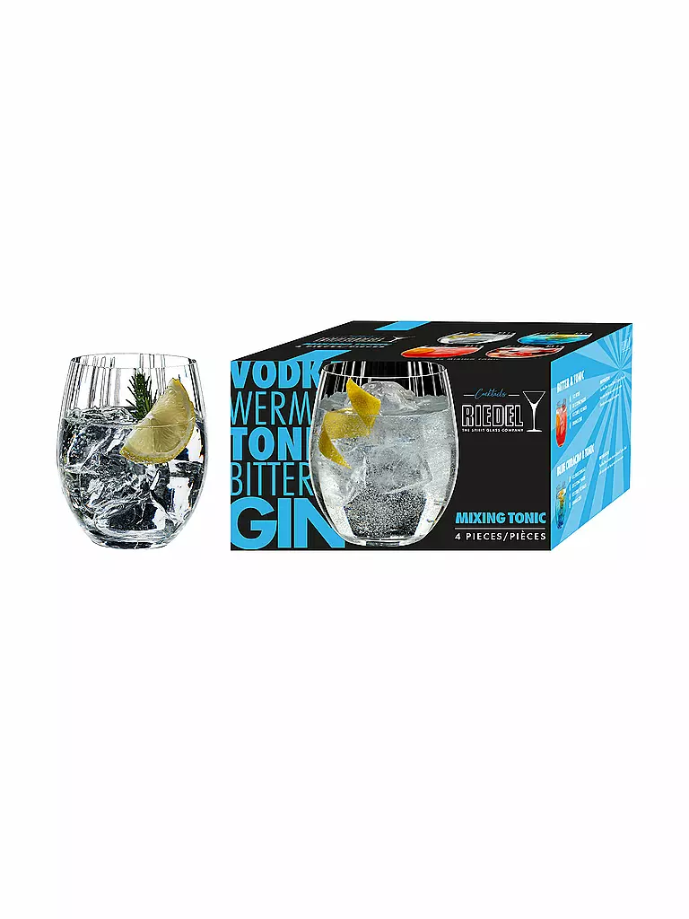 RIEDEL | Set de 4 verres à Gin Tonic MIXING 580ml | transparent