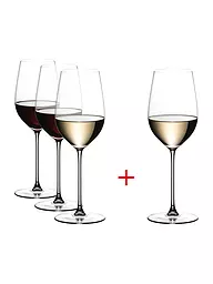 RIEDEL | Set de 4 verres à vin blanc VERITAS Riesling/Zinfandel | Transparent
