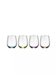 RIEDEL | Set de 4 verres Happy Optical O 344ml | Multicolore
