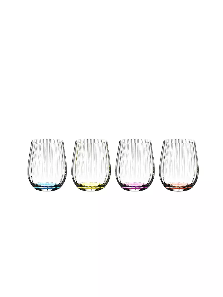 RIEDEL | Set de 4 verres Happy Optical O 344ml | bunt