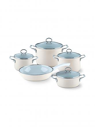 RIESS | Batterie de cuisine 5 pièces NOUVELLE Crème