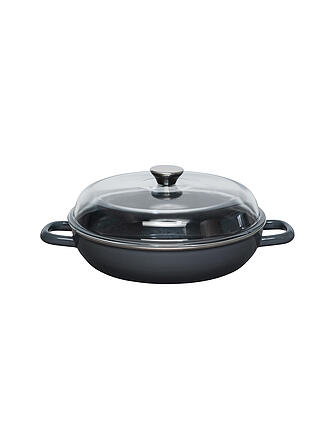 RIESS | Sauteuse avec couvercle 28cm Gris foncé