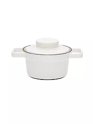 RIESS | Casserole en émail avec couvercle "Aromapot - Truehomeware" 16cm 0,75l | Blanc