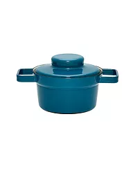 RIESS | Casserole en émail avec couvercle "Aromapot - Truehomeware" 16cm 0,75l | Bleu