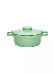 RIESS | Casserole en émail avec couvercle "Aromapot - Truehomeware" 24cm 2l | Vert