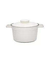 RIESS | Casserole avec couvercle Aromapot Truehomeware 24cm / 3,5l Gris | Blanc
