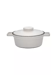 RIESS | Casserole en émail avec couvercle "Aromapot - Truehomeware" 24cm 2l | Gris