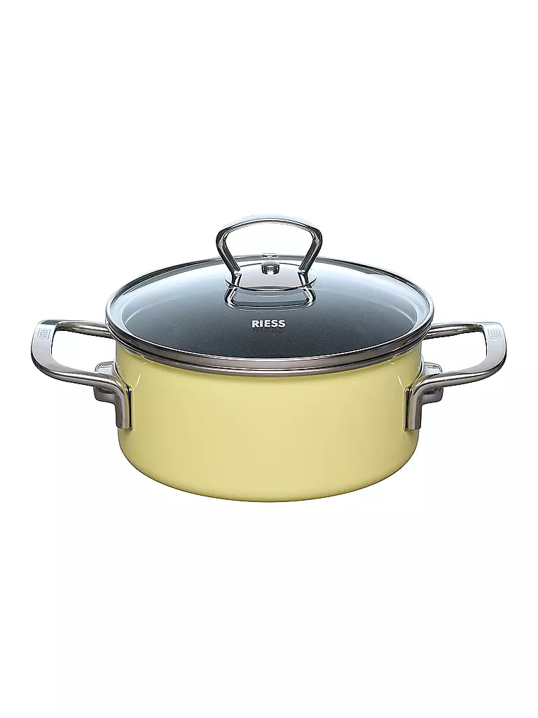 RIESS | Kochtopf 16cm /1l NOUVELLE PUR Lemon | Jaune