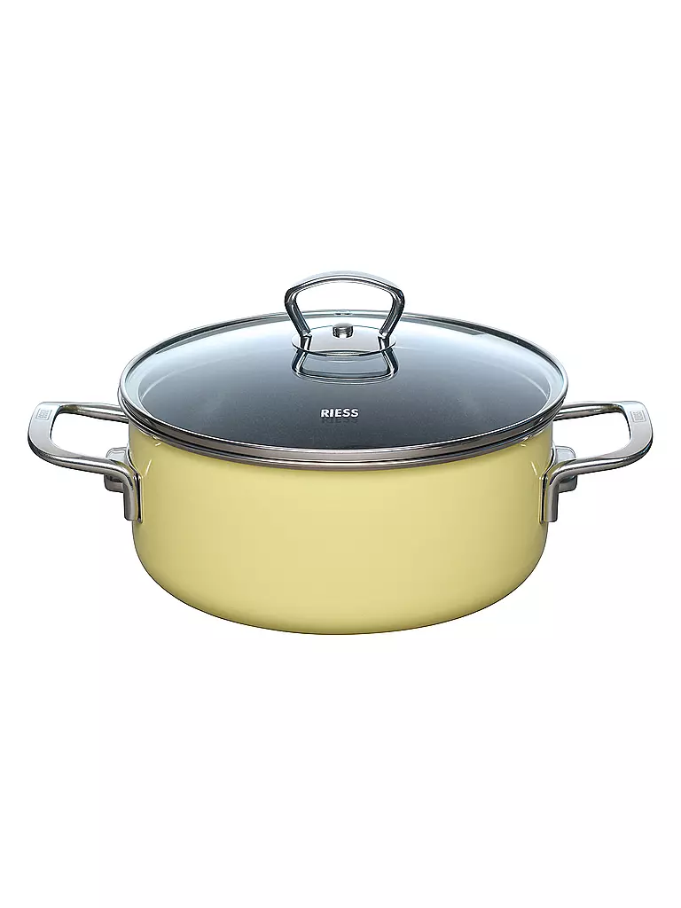 RIESS | Kochtopf 20cm /2l NOUVELLE PUR Lemon | Jaune