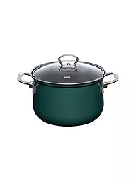 RIESS | Marmite à viande avec couvercle en verre TEAL 20cm/3,5l Bleu-vert | Pétrole