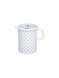 RIESS | Mesure de cuisine 10cm / 1l Pünktchen Grau | Blanc