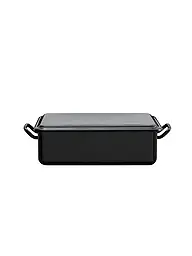 RIESS | Mini plat à four et de service 23x15x7cm/1,5l émail noir | Noir