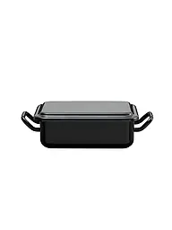 RIESS | Mini plat de cuisson et de service 15x11x5cm/0,5l Émail noir | Noir
