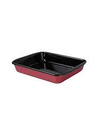 RIESS | Plat à rôtir haut 41x33cm Couleur Rouge | Rouge foncé