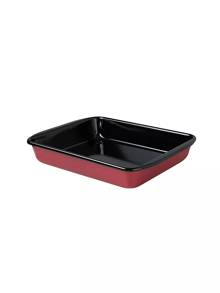 RIESS | Plat à rôtir haut 41x33cm Couleur Rouge | dunkelrot