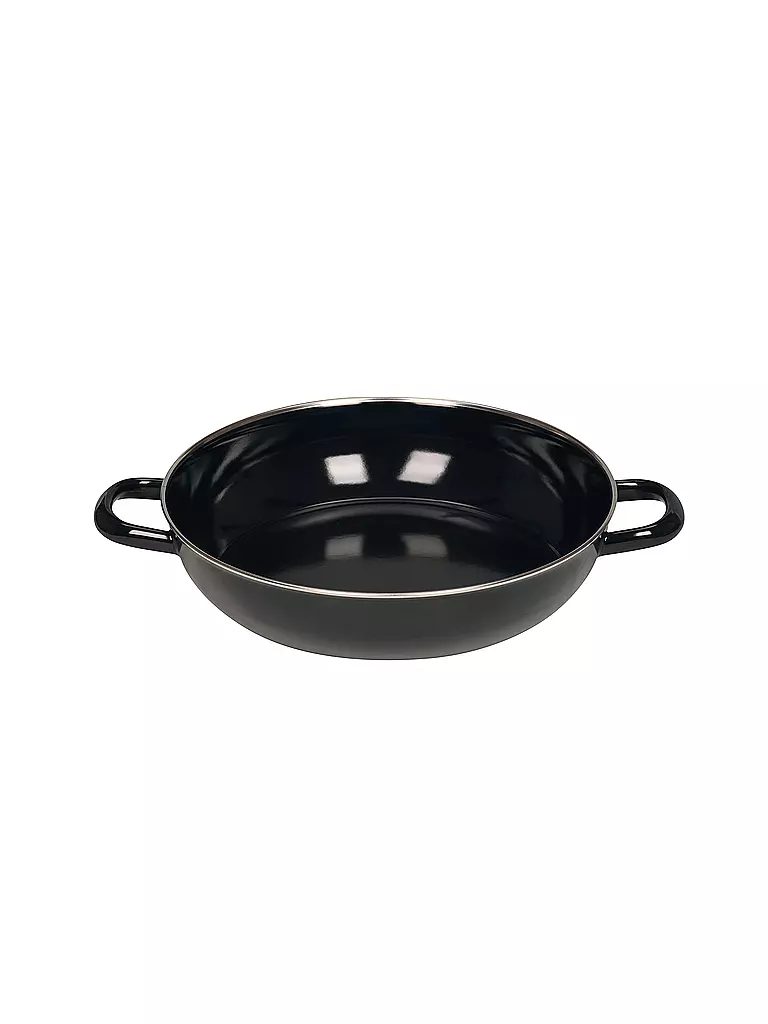 RIESS | Poêle à braiser en émail noir 28cm | schwarz
