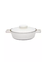 RIESS | Poêle avec couvercle Truehomeware 24cm Gris | Blanc