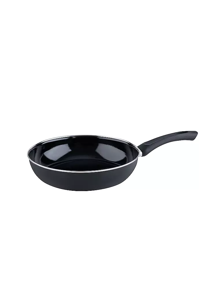 RIESS | Poêle gourmet en émail noir 28cm | schwarz