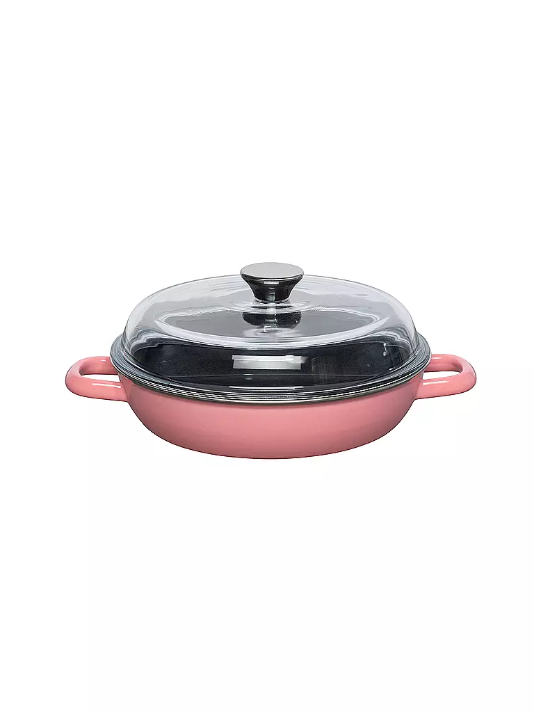 RIESS | Sauteuse avec couvercle 24cm Rose | Corail