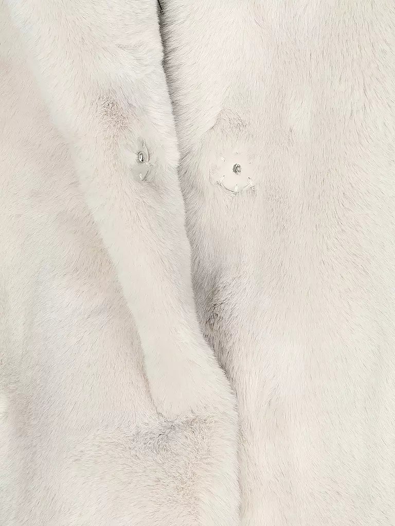 RINO&PELLE | Gilet in Felloptik LISON | Crème