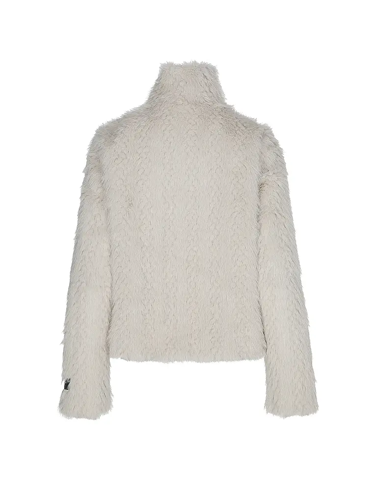 RINO&PELLE | Jacke in Felloptik  | Crème